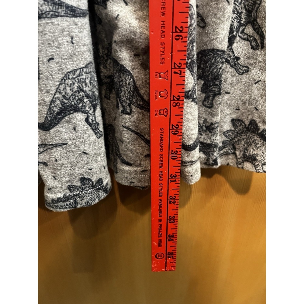 Boutique Brand L. A. Soul Dress Dinosaur Print Sz Small 3/4 Sleeve Lined Pockets - Picture 7 of 8